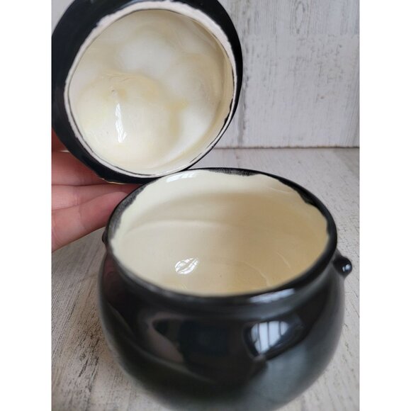 Vintage Mini cauldron face trinket container Halloween - Picture 5 of 7